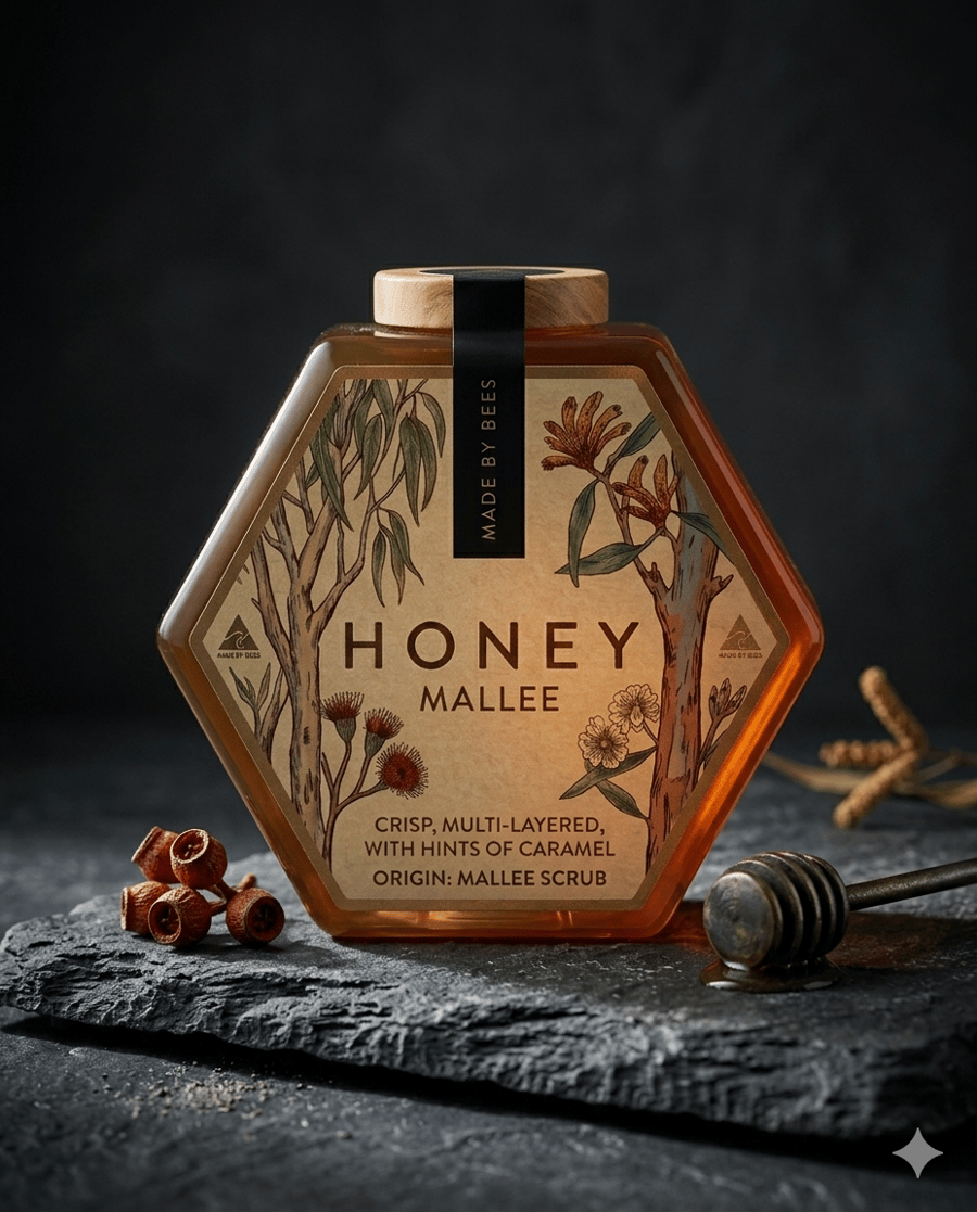 Mallee honey jar